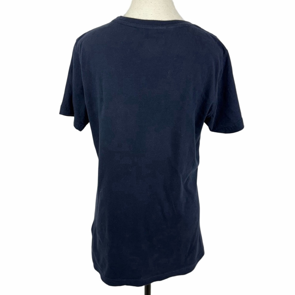 Houston Texans Women’s Rhinestone Logo T-Shirt NFL Team Apparel Navy Size L - Picture 5 of 10